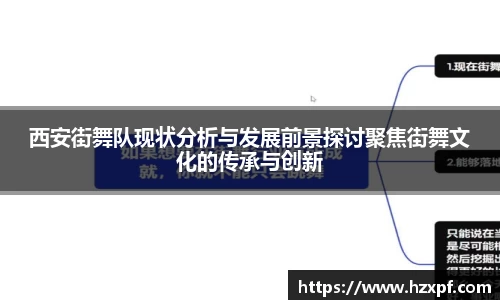 西安街舞队现状分析与发展前景探讨聚焦街舞文化的传承与创新